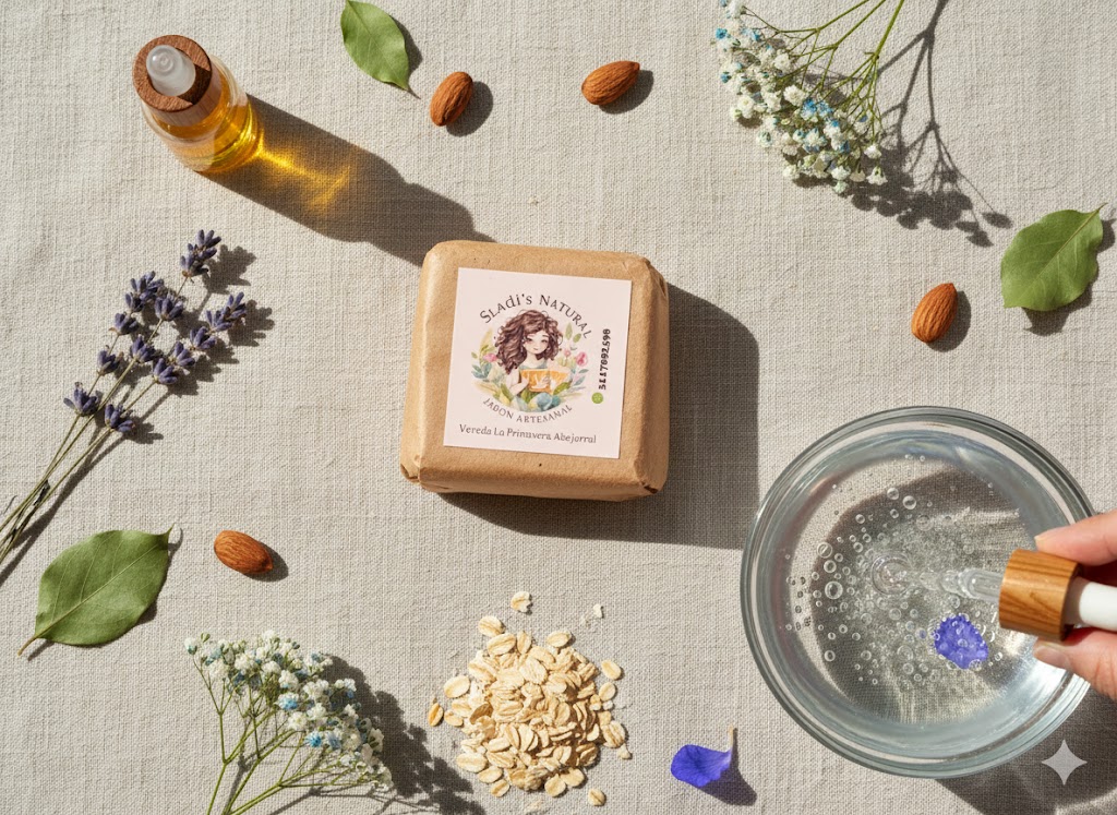 Jabón Artesanal Sladi's Natural - Cuidado Botánico desde Abejorral - Imagen 2