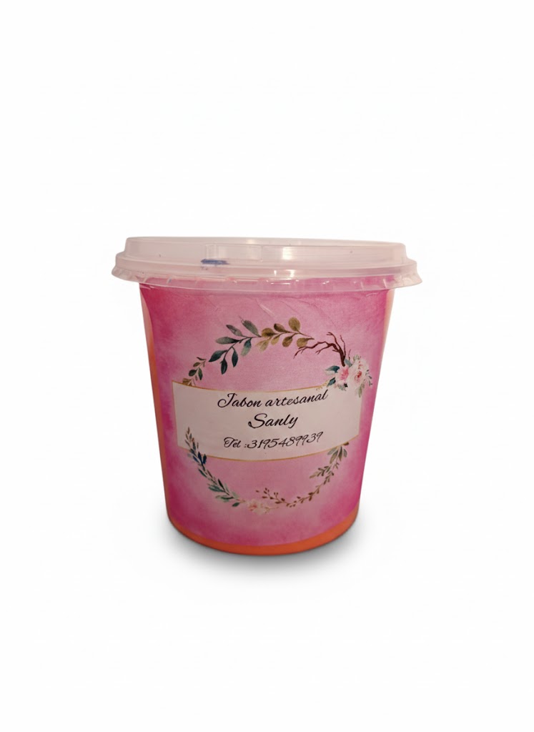 Jabón Artesanal para Loza Sanly - Limpieza Natural y Efectiva